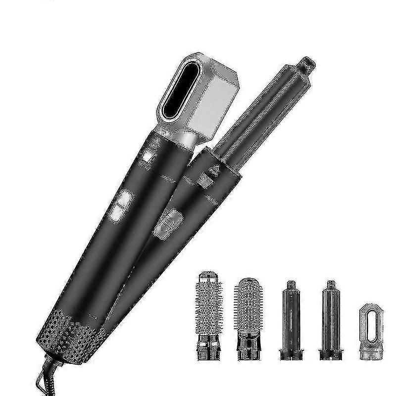 5-in-1 Hair Dryer Brush Curler Straightener Styling Tool - Image 1