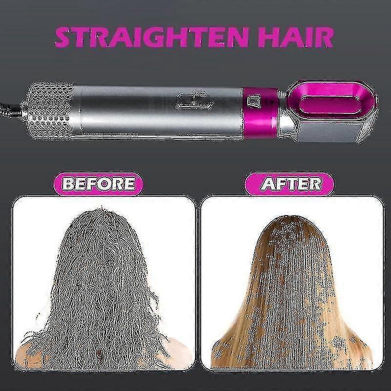 5-in-1 Hair Dryer Brush Curler Straightener Styling Tool - Image 2