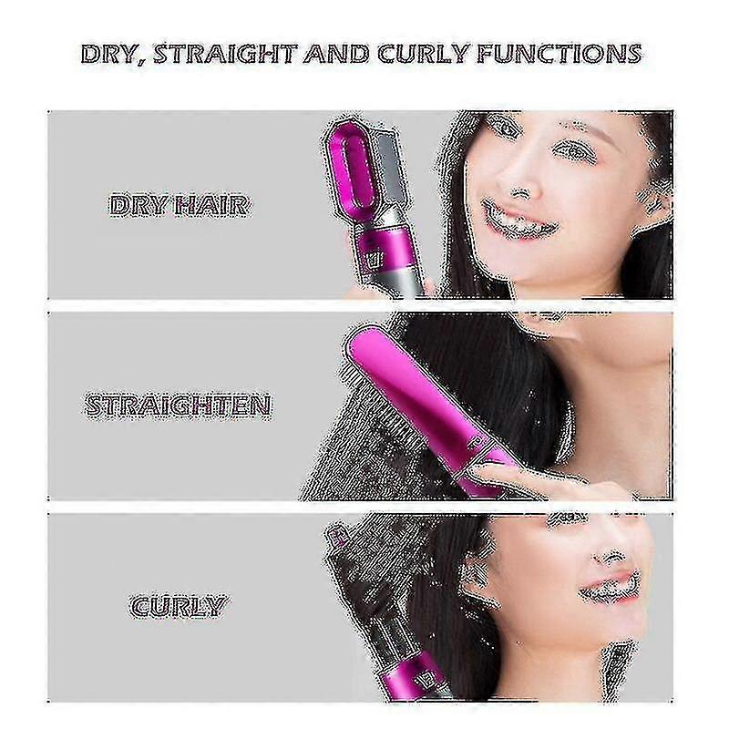 5-in-1 Hair Dryer Brush Curler Straightener Styling Tool - Image 5