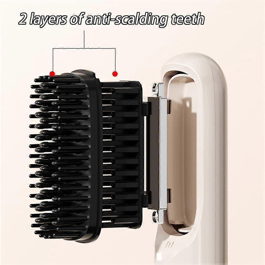 Rechargeable Cordless Hair Dryer Brush USB 3 Heat Settings - Image 4