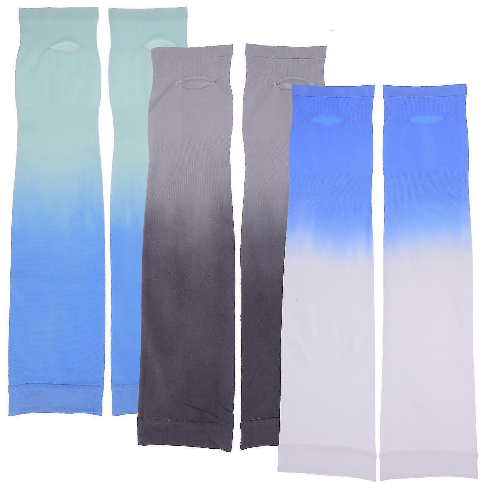 3 Pairs Volleyball Arm Sleeves Youth UV Protection Arm Protectors - Image 1