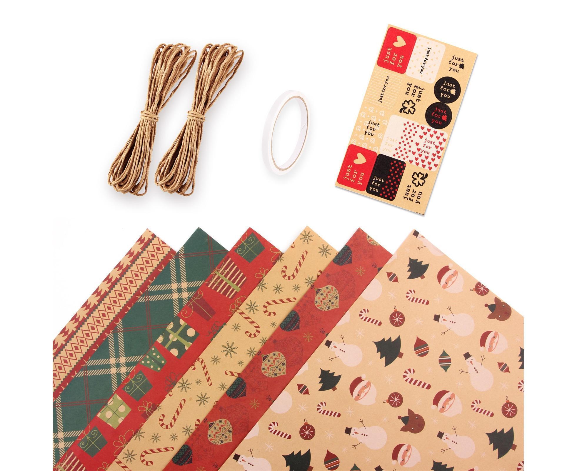 6Pcs Gift Wrapping Paper for Christmas - Image 2