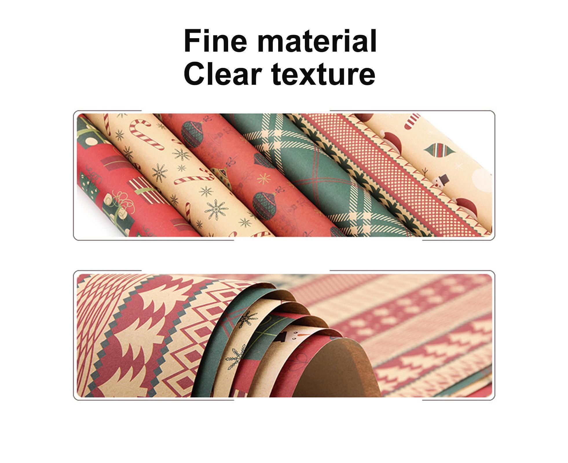 6Pcs Gift Wrapping Paper for Christmas - Image 7