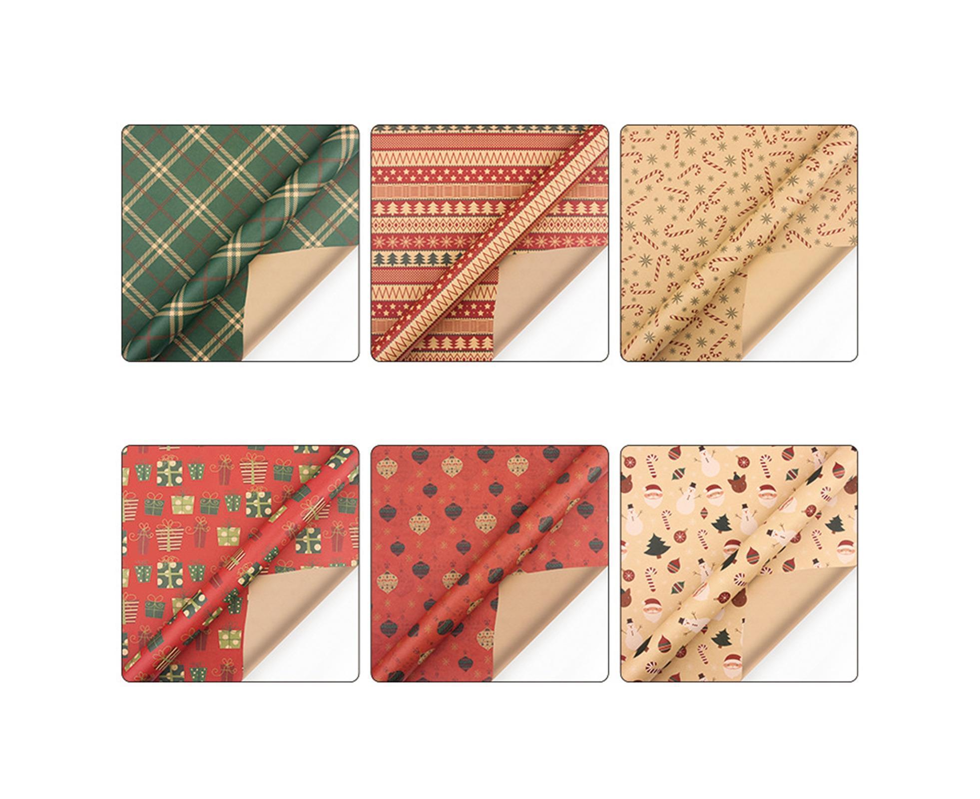 6Pcs Gift Wrapping Paper for Christmas - Image 8