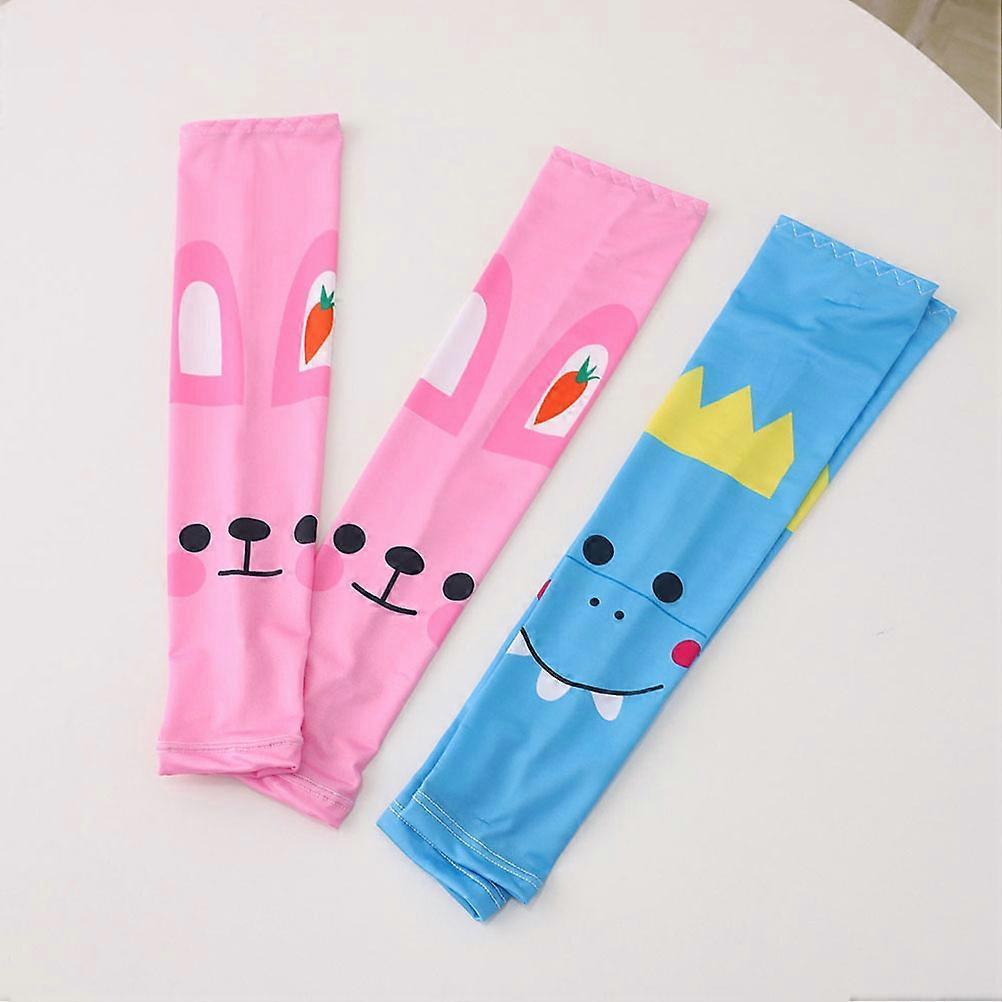 5 Pairs Babies Arm Sleeves Sun Protection Arm Covers SPF Shield - Image 2