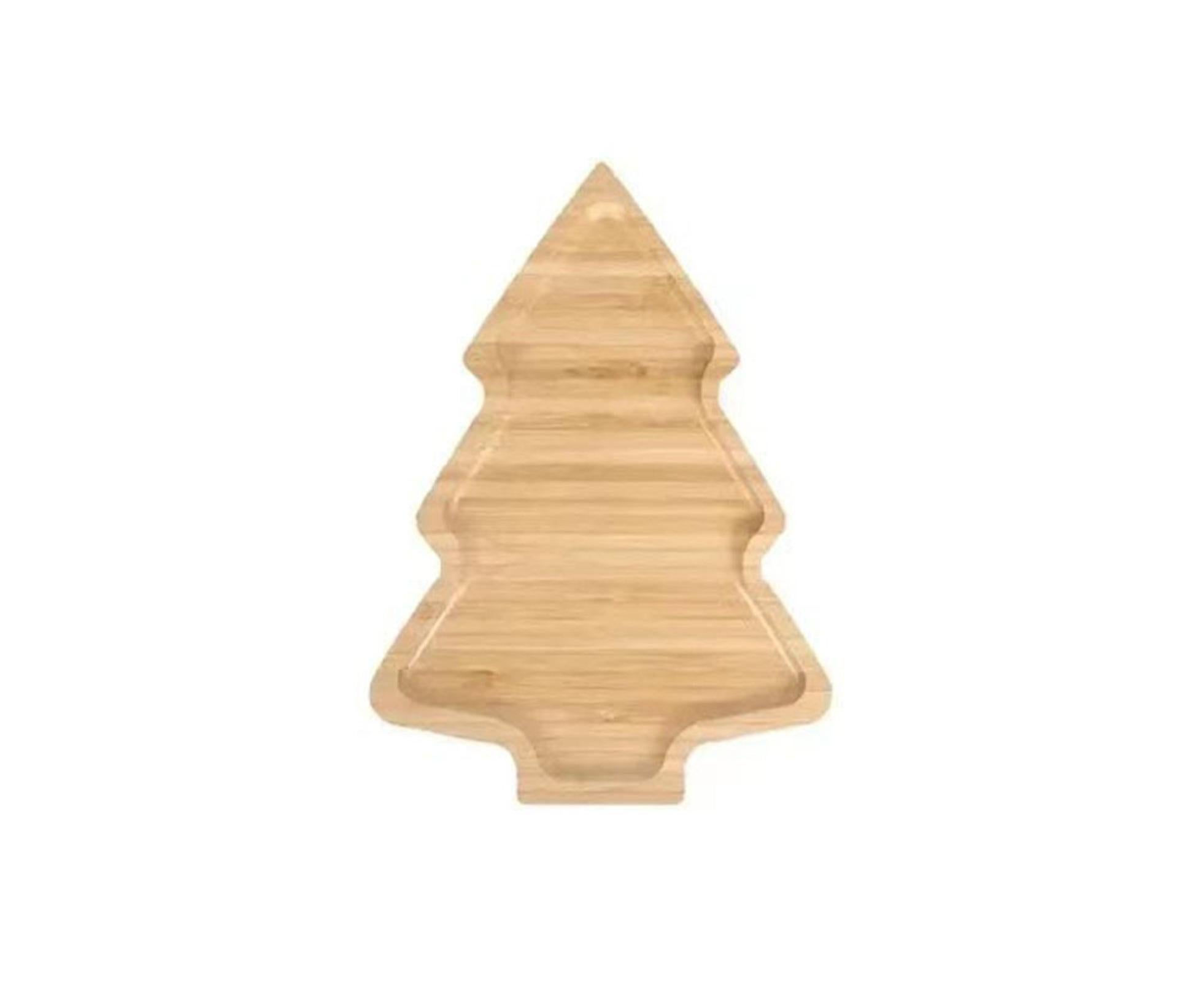Xmas Tree Wooden Tray for Christmas Tree - Image 1