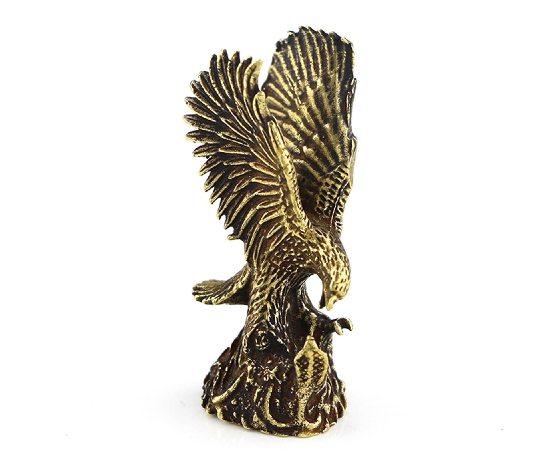 Eagle Figurine for Home-Bronze - Image 2