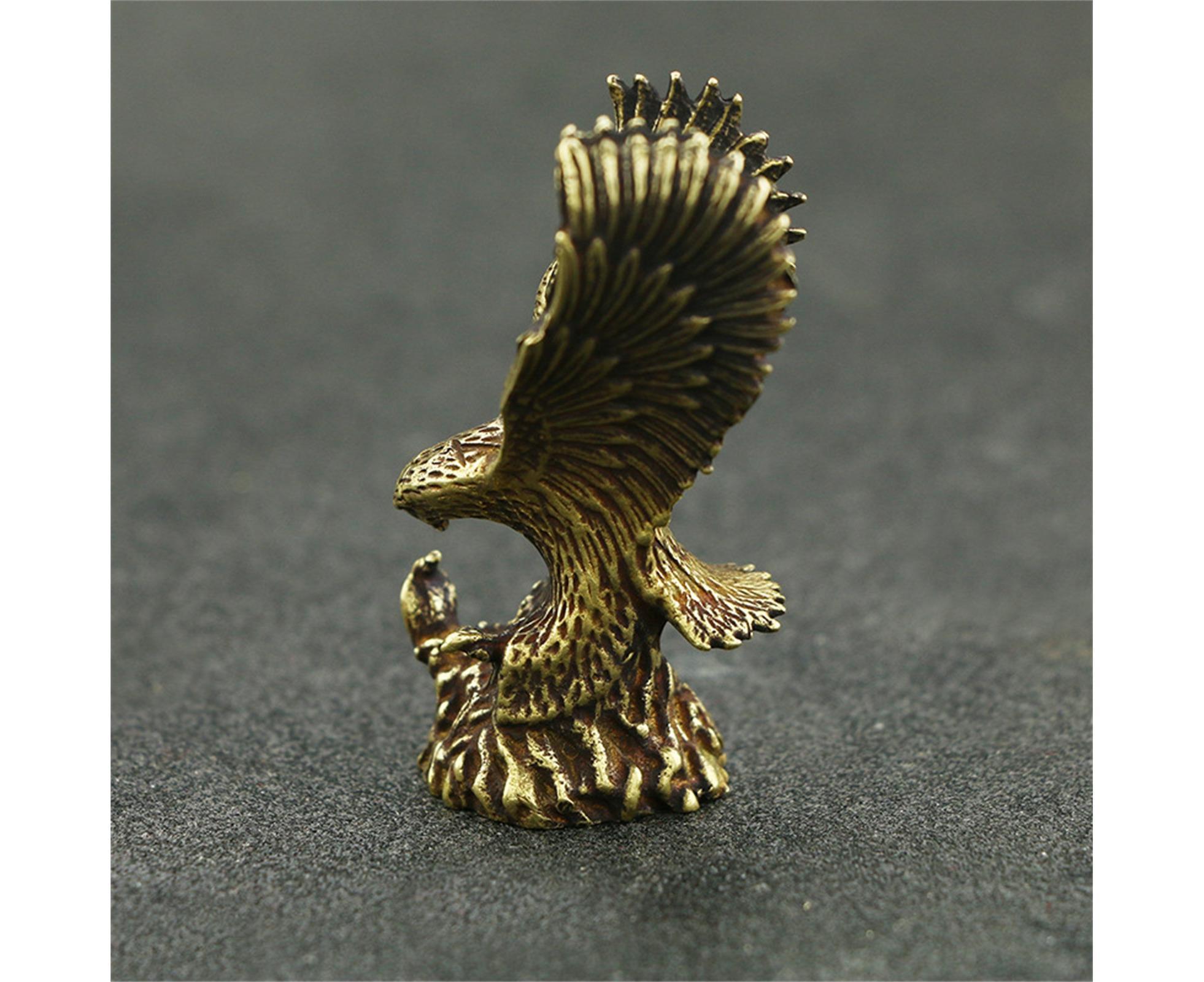 Eagle Figurine for Home-Bronze - Image 4
