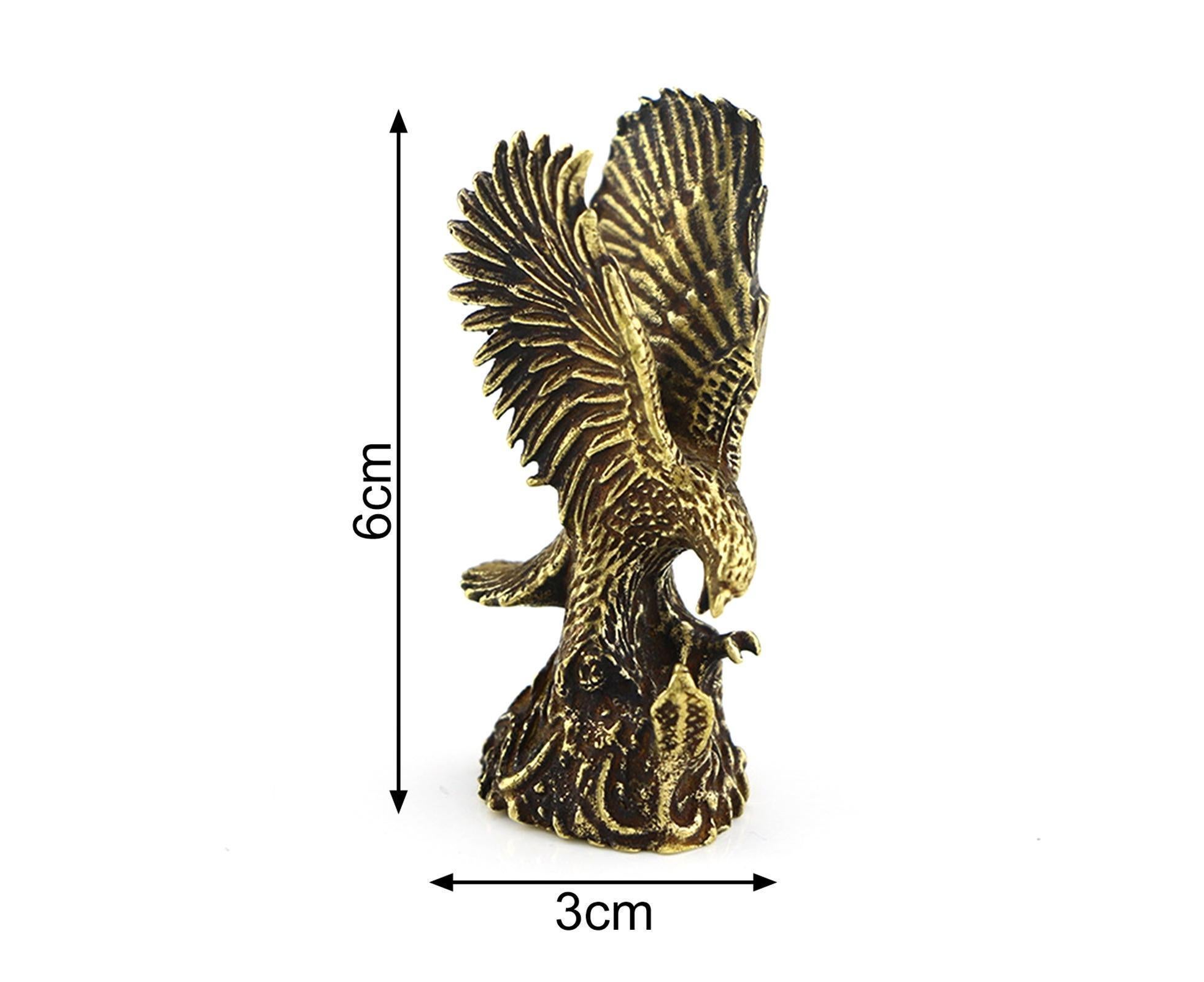 Eagle Figurine for Home-Bronze - Image 7