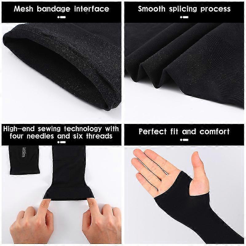 1 Pair Breathable Long Arm Sleeves Outdoor Cycling Sports - Image 3