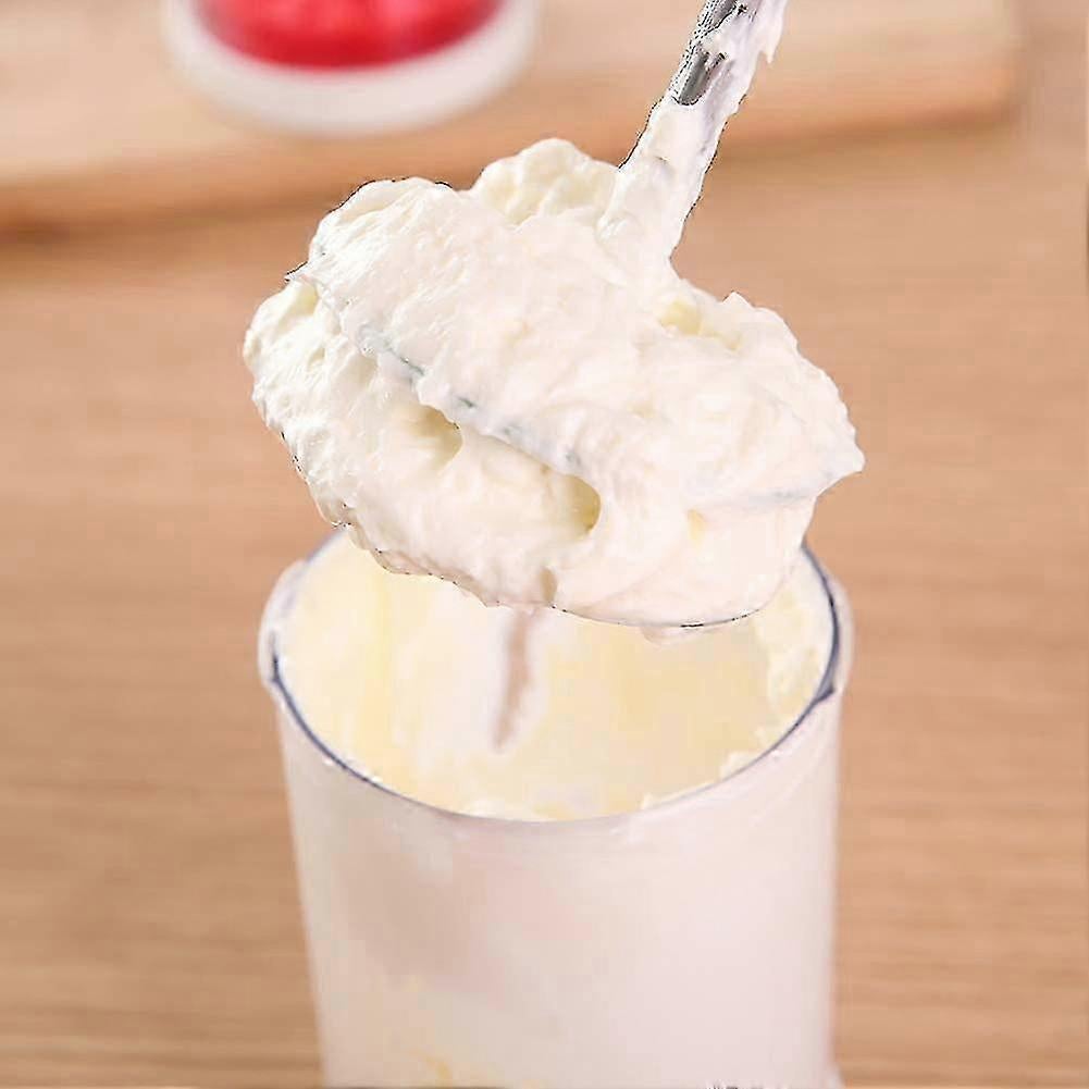 Manual Whipped Cream Dispenser 450ml Professional Cream Whipper with Lid - Image 4
