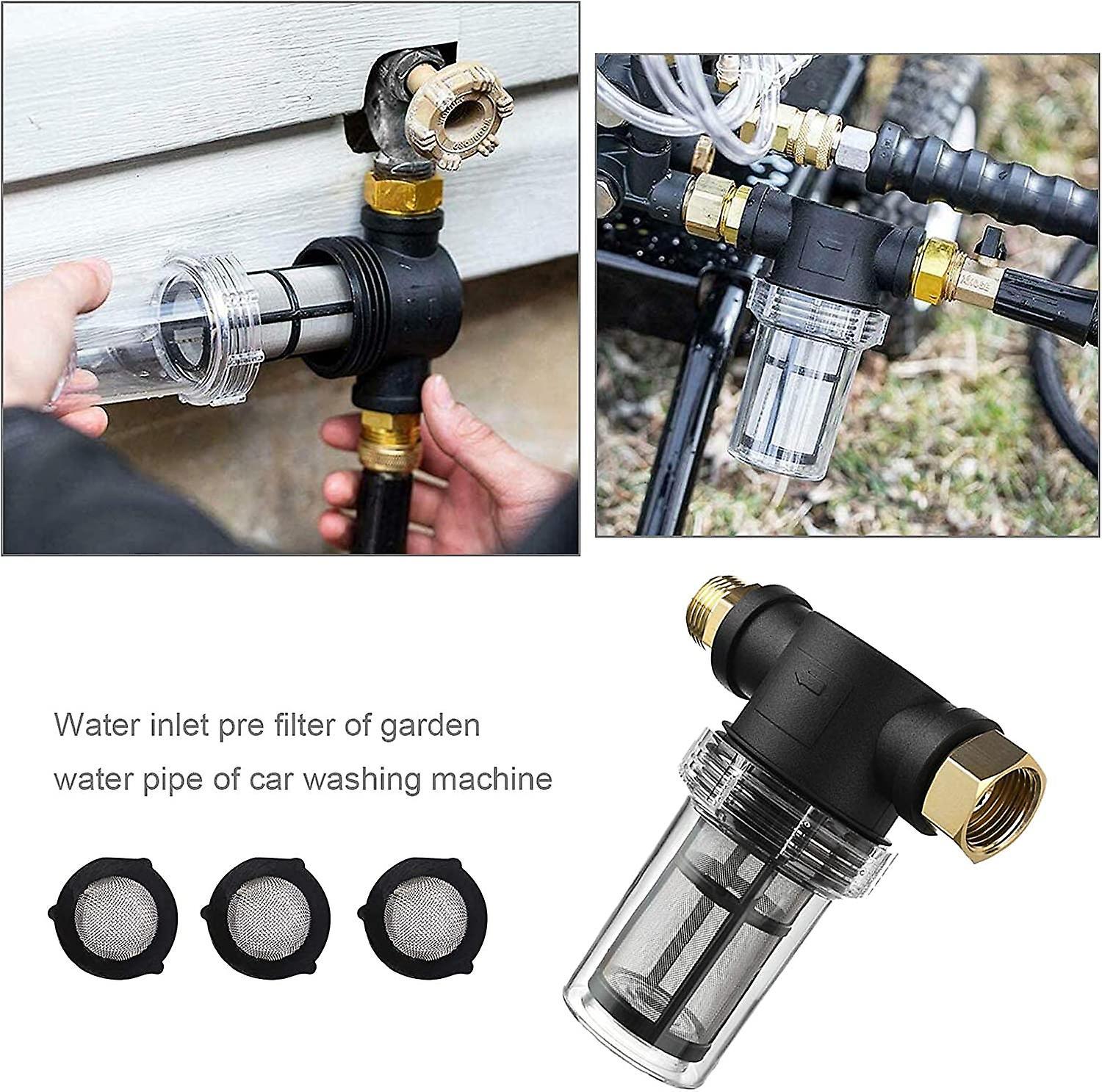 40 Mesh Water Filter Bowl Integrated Clear Screen for Garden Pressure Washer - Image 2