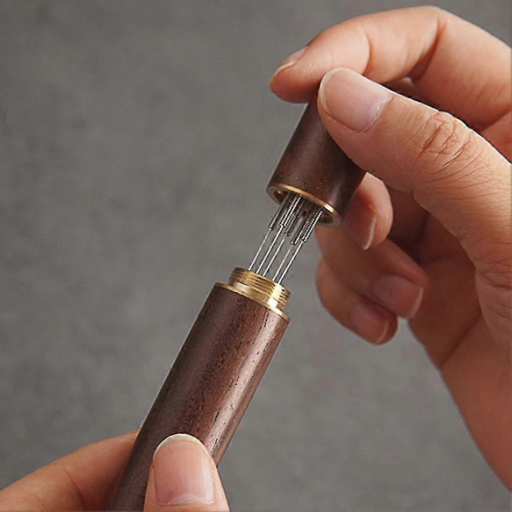 Stainless Steel Coffee Tamper with WDT Needles Espresso Distributor Tool - Image 5