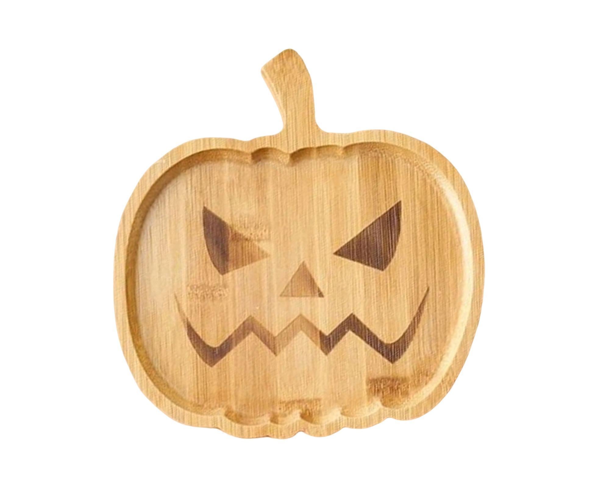 Halloween Pumpkin Storage Plate Home Decor - Image 2