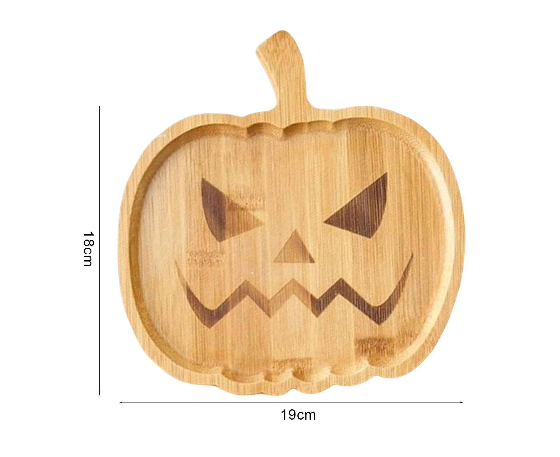 Halloween Pumpkin Storage Plate Home Decor - Image 6