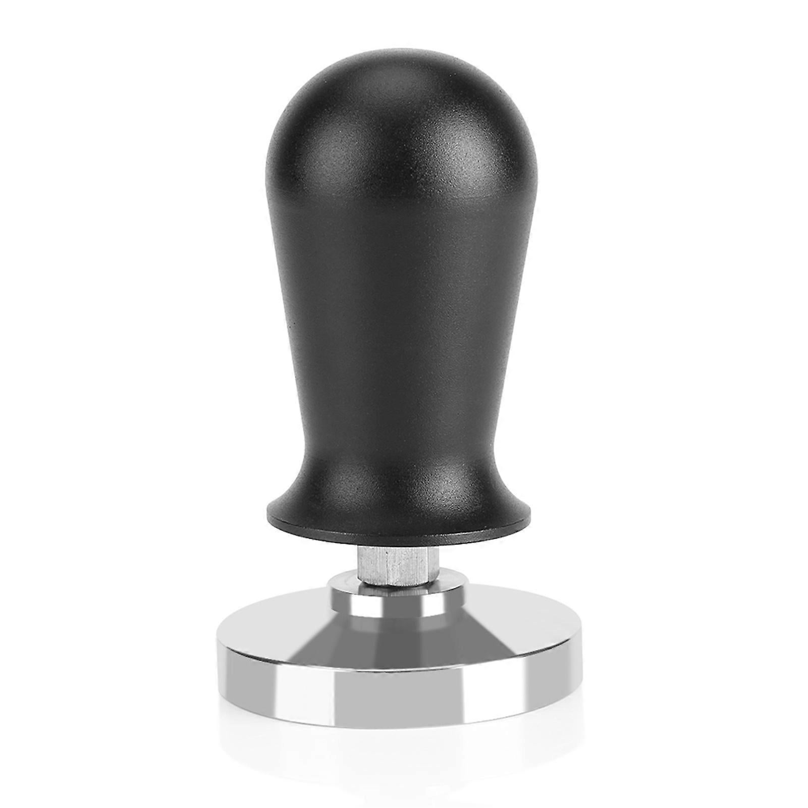 58mm Stainless Steel Flat Base Coffee Tamper for Espresso Barista Tool - Image 1