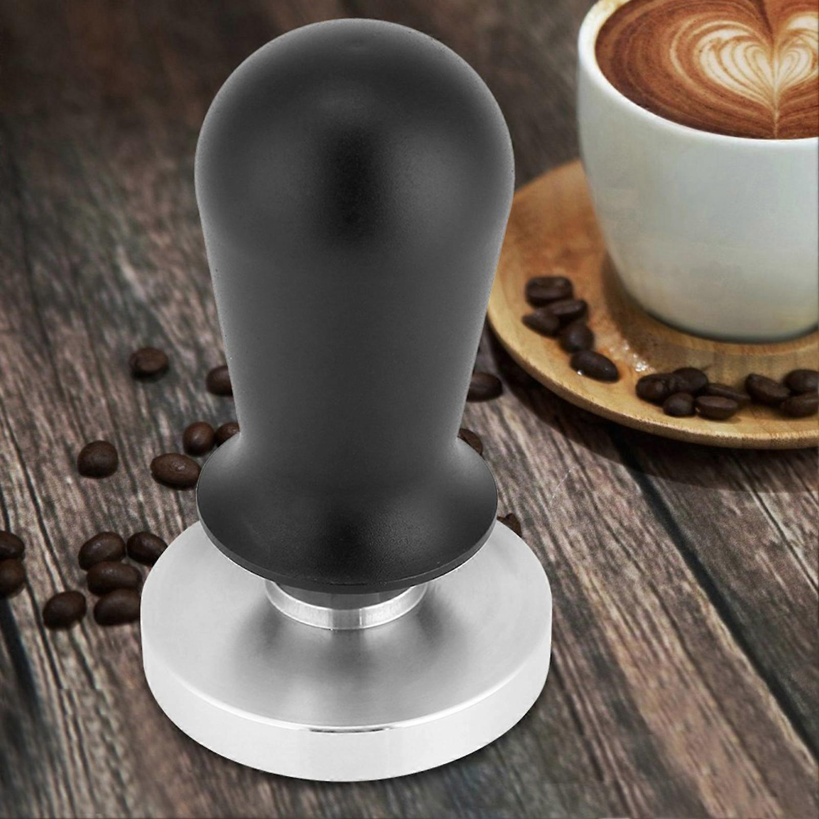 58mm Stainless Steel Flat Base Coffee Tamper for Espresso Barista Tool - Image 2