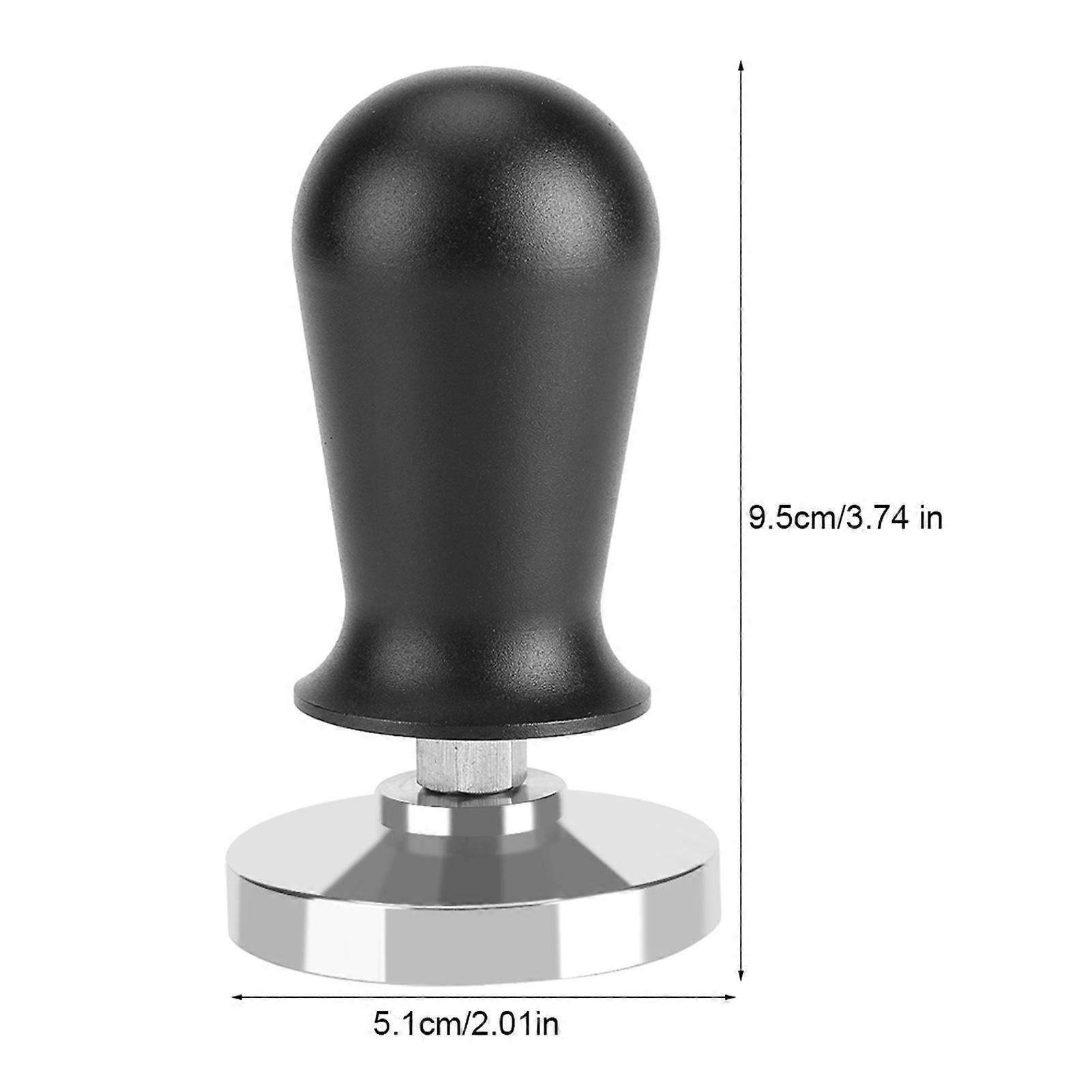 58mm Stainless Steel Flat Base Coffee Tamper for Espresso Barista Tool - Image 5