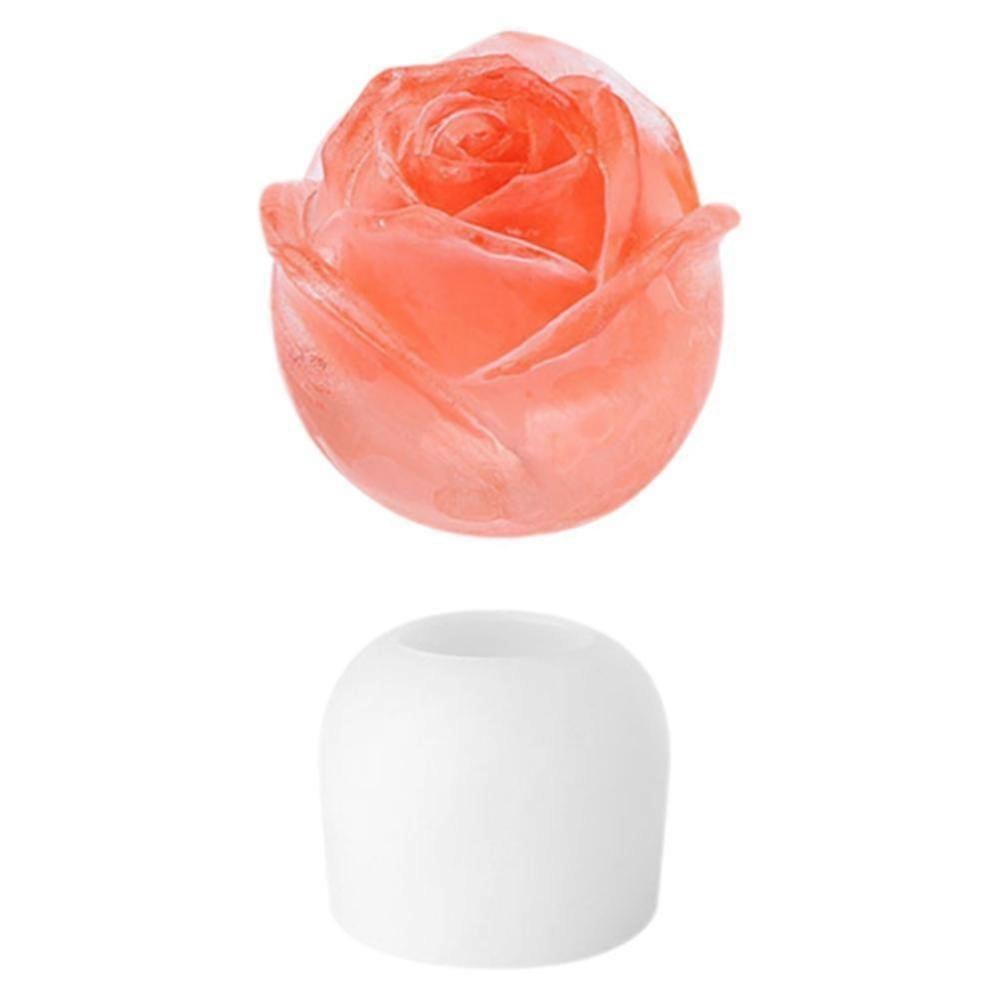Rose Flower Ice Tray Bear Mold Silicone Ice Maker for Coffee Tea Wine Cola - Image 1