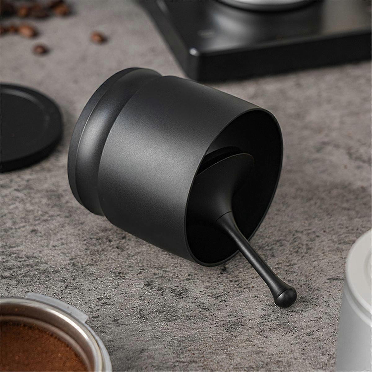 58mm Coffee Dosing Cup Aluminum Alloy Espresso Funnel Silver Barista Tool - Image 3