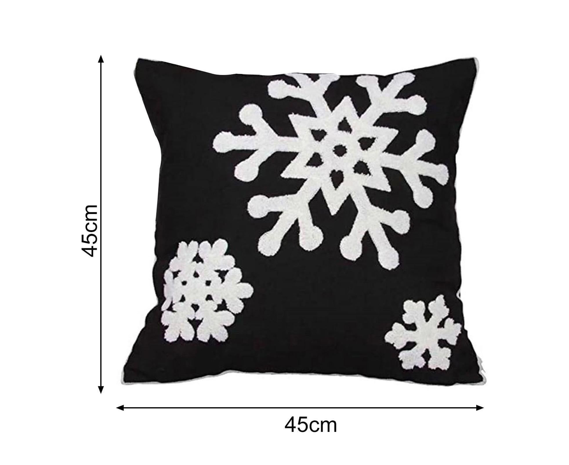 Xmas Throw Pillows Case for Living Room-Black - Image 3