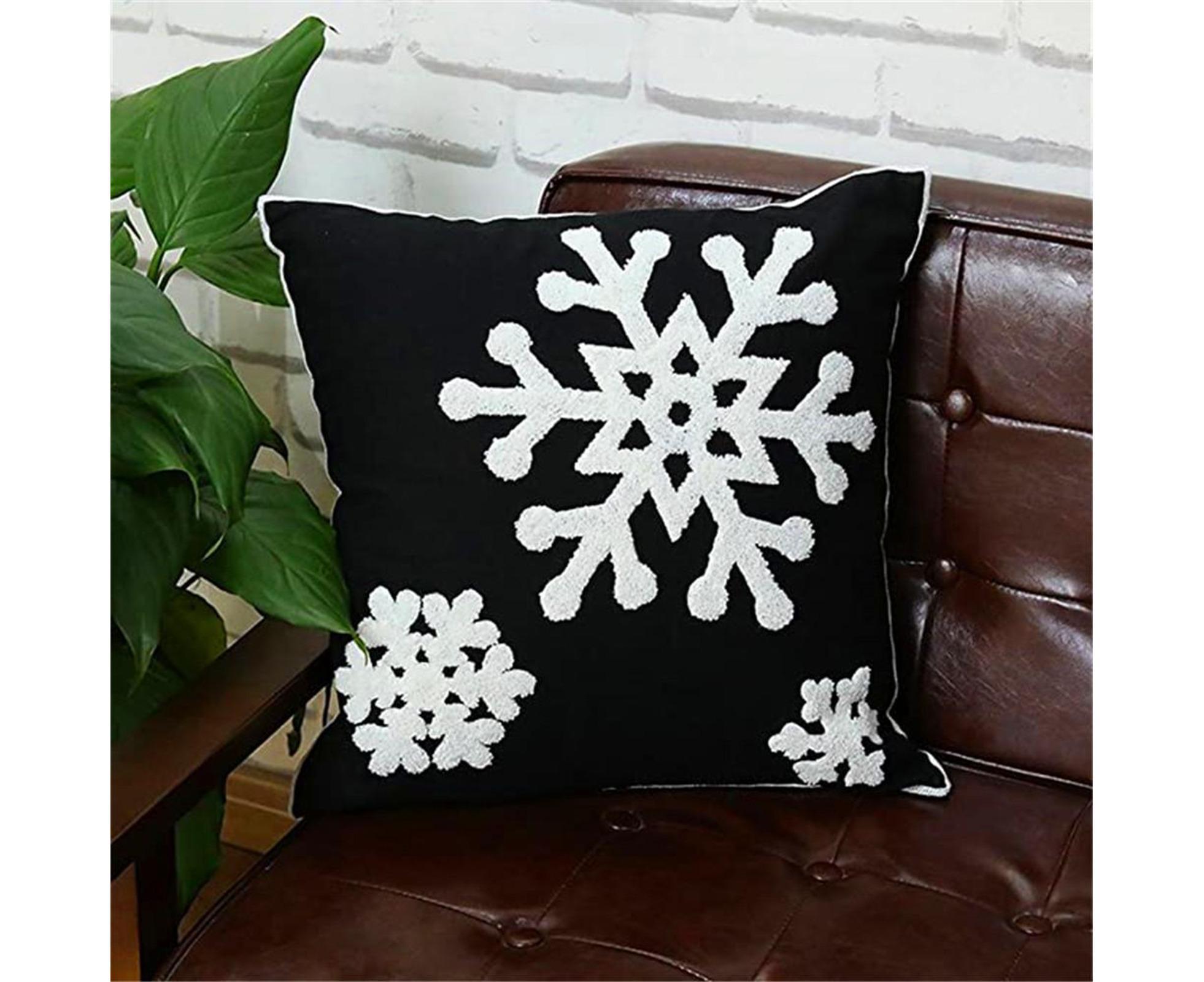 Xmas Throw Pillows Case for Living Room-Black - Image 5