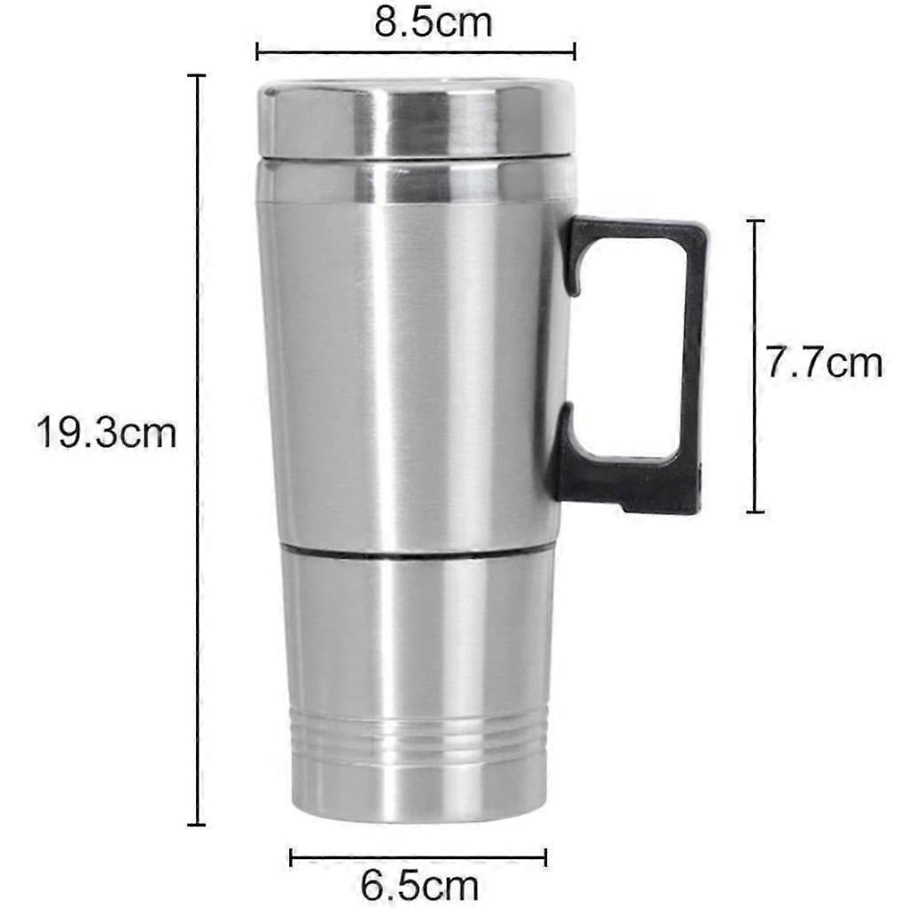 12V Electric Kettle Stainless Steel Tea Coffee Maker warmer for Car Camping - Image 2