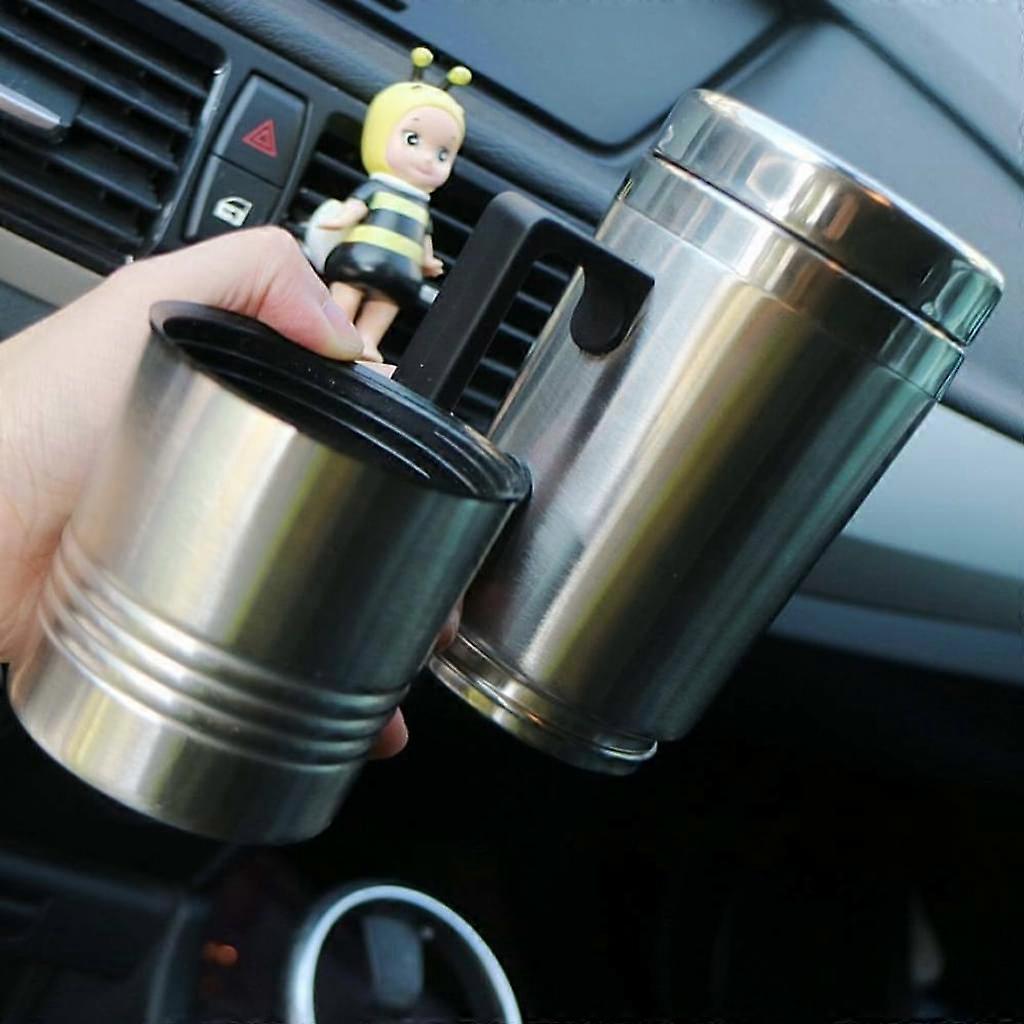12V Electric Kettle Stainless Steel Tea Coffee Maker warmer for Car Camping - Image 3