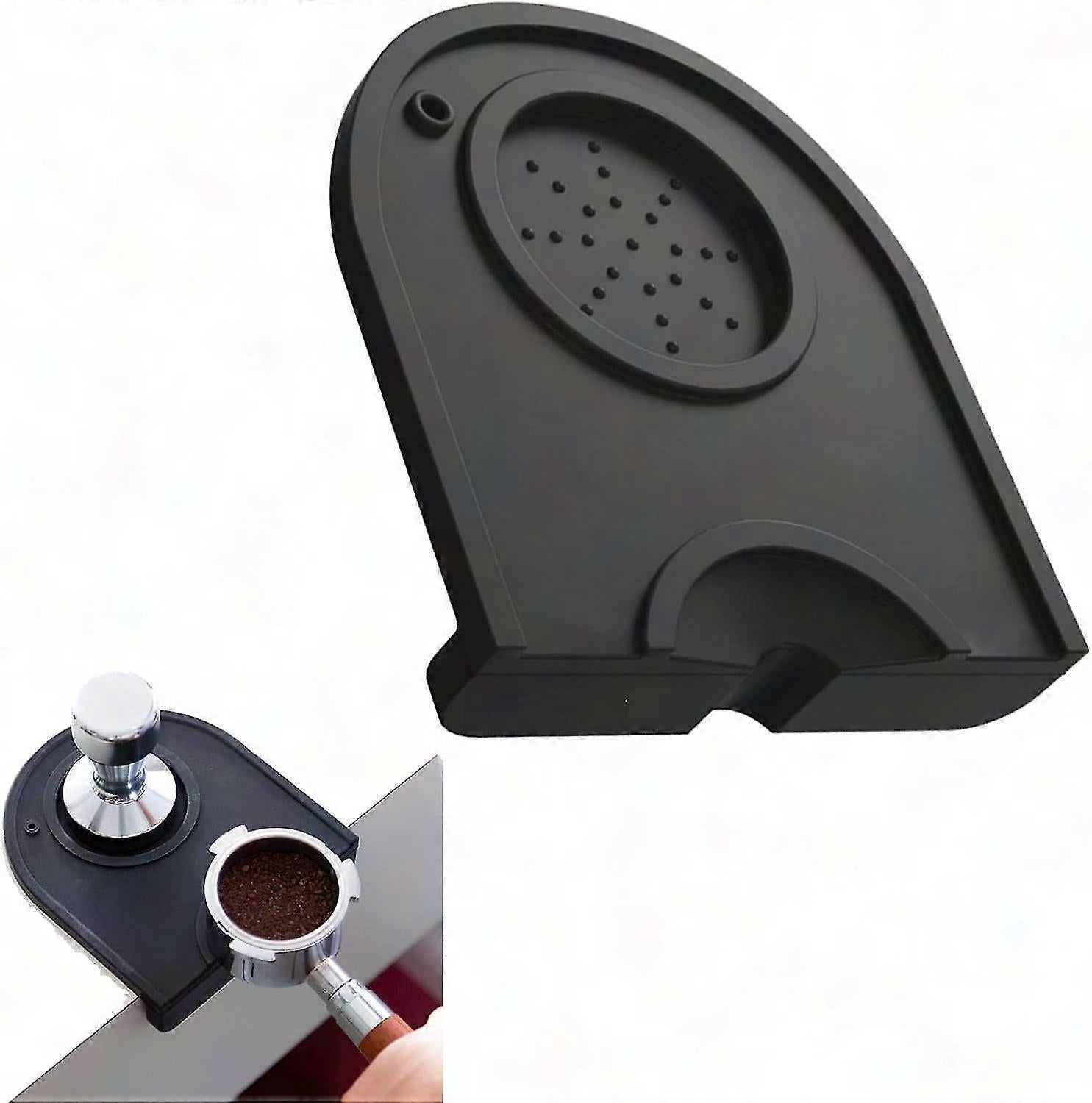 Espresso Tamping Mat Coffee Powder Press Pad with Tamper Holder Barista Tool - Image 1