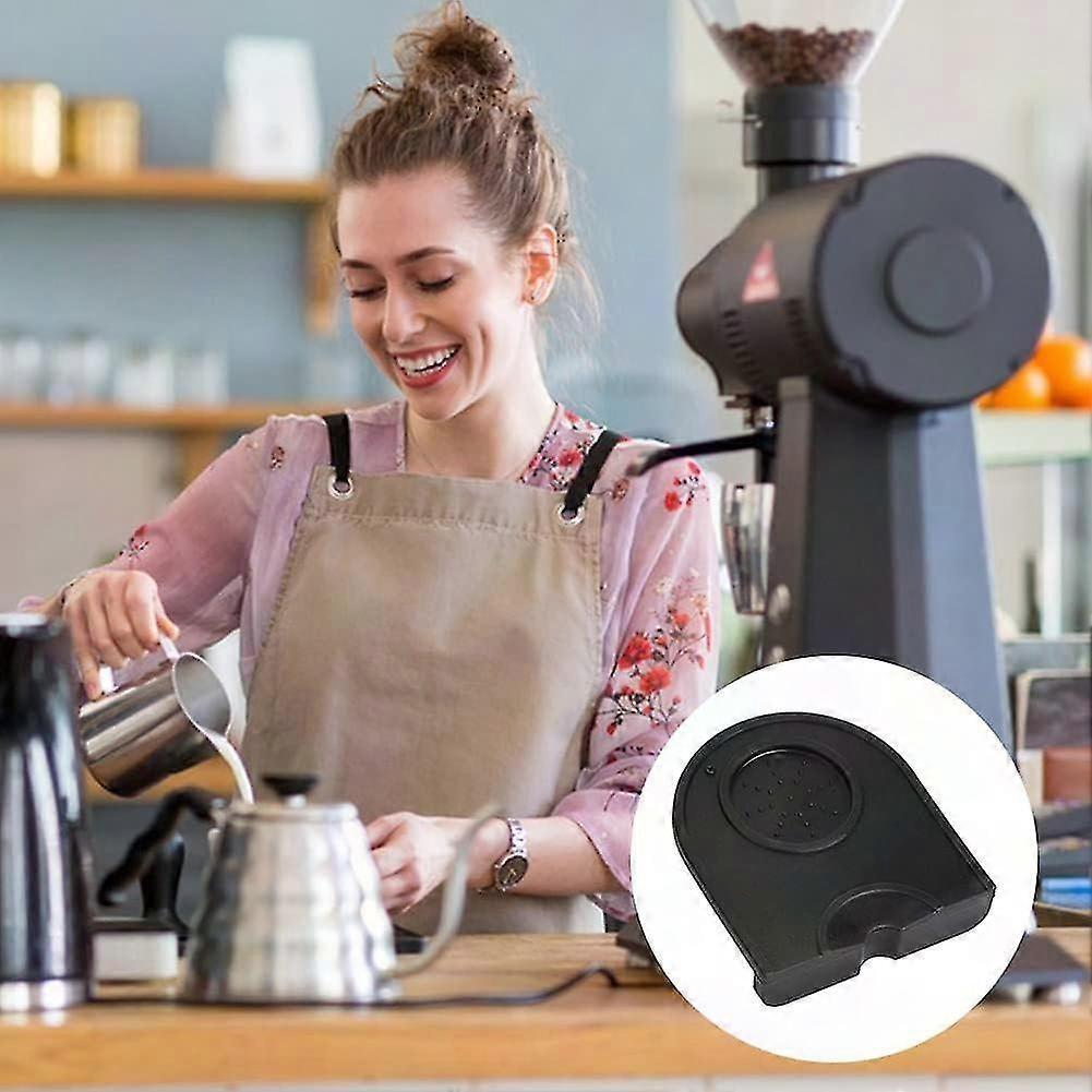 Espresso Tamping Mat Coffee Powder Press Pad with Tamper Holder Barista Tool - Image 4