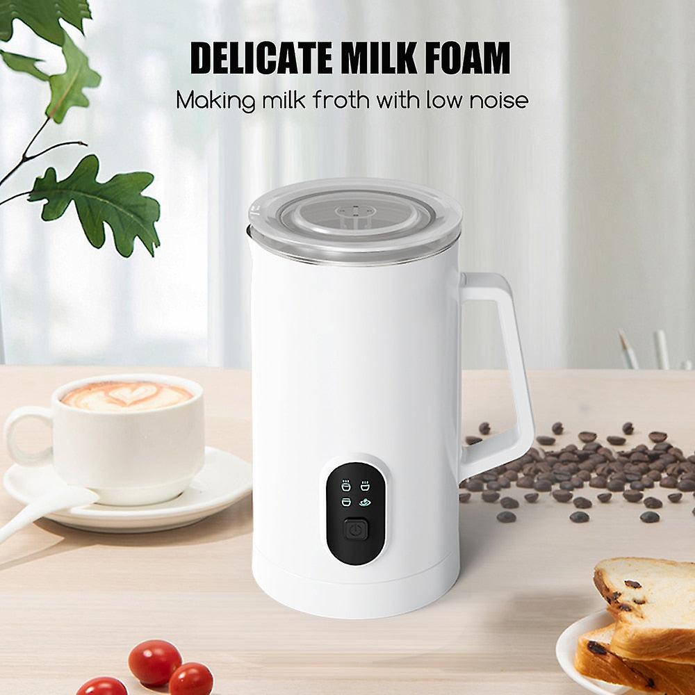 4-in-1 Electric Milk Frother 350ml Hot Cold Coffee Foam Maker Stainless Steel - Image 5