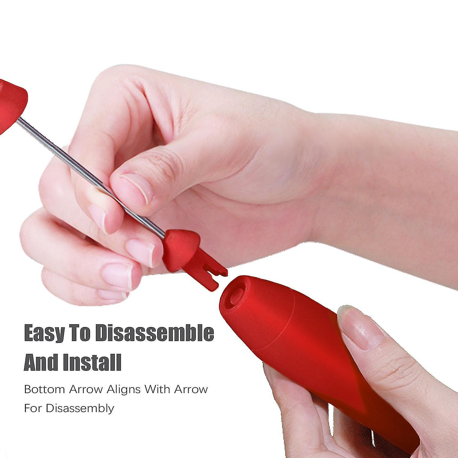 USB Rechargeable Handheld Milk Frother 2-in-1 Whisk Coffee Foam Maker - Image 3