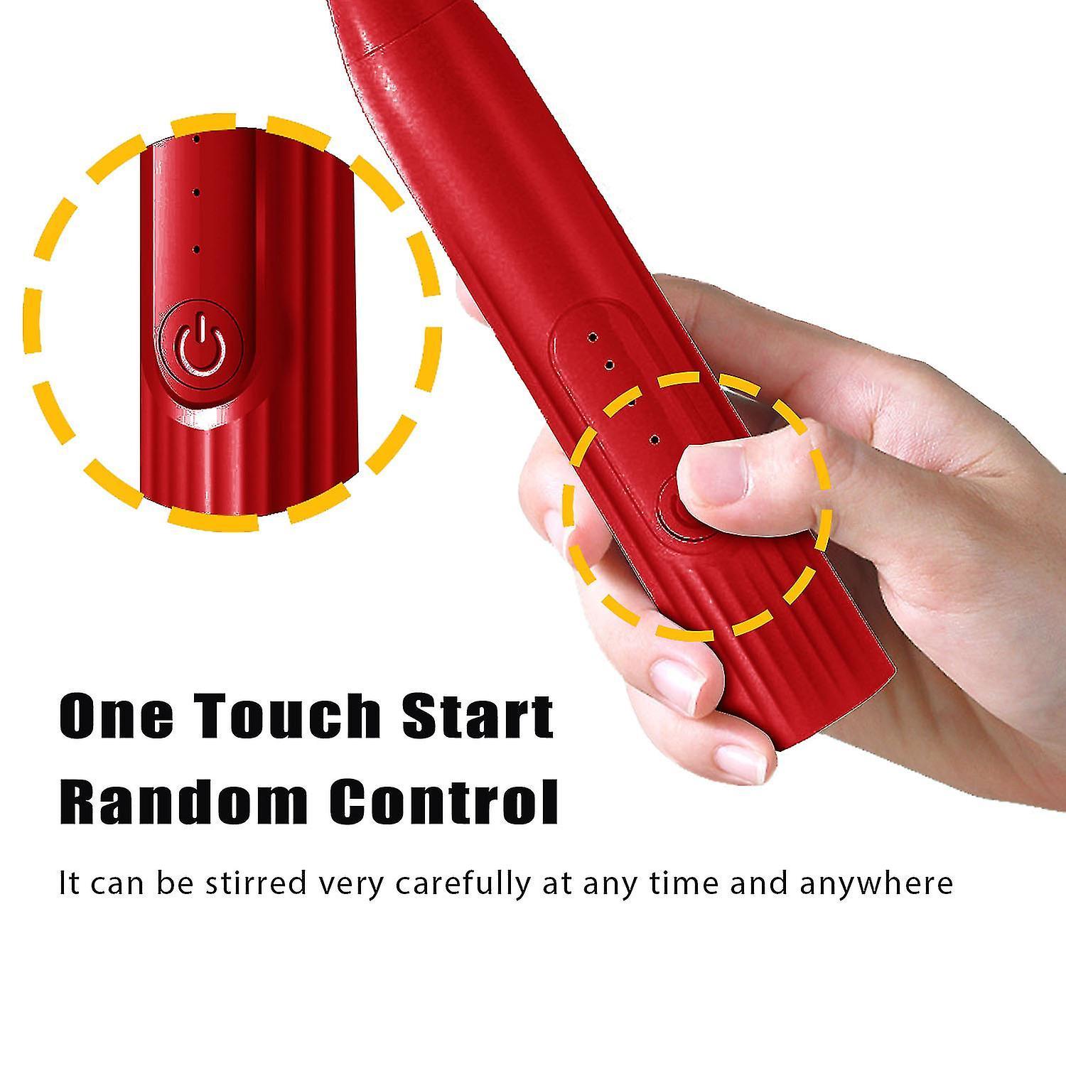 USB Rechargeable Handheld Milk Frother 2-in-1 Whisk Coffee Foam Maker - Image 4