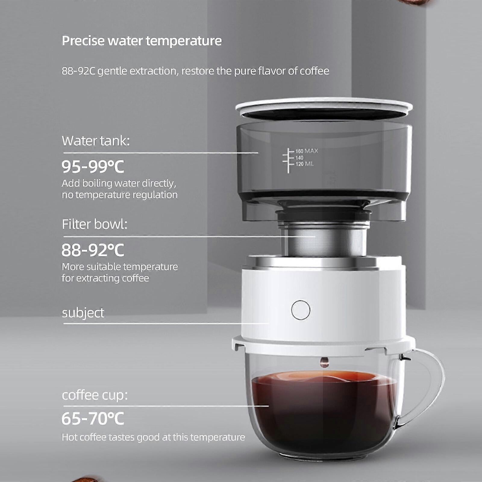 Stainless Steel Drip Coffee Maker Pour Over Manual Coffee Brewing Pot - Image 2