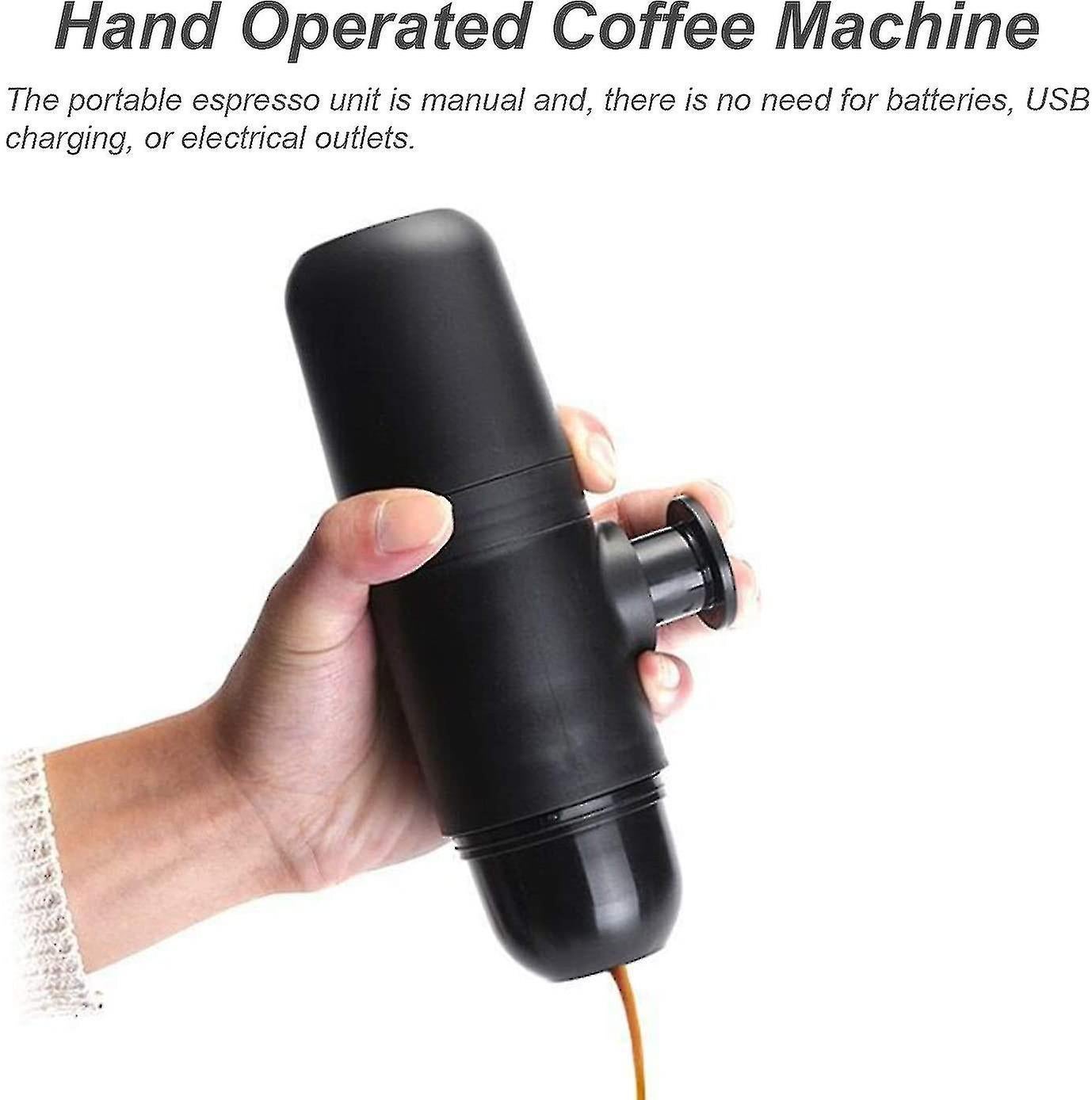 Portable Manual Coffee Maker 70ml Mini Ground Espresso Coffee Maker - Image 3