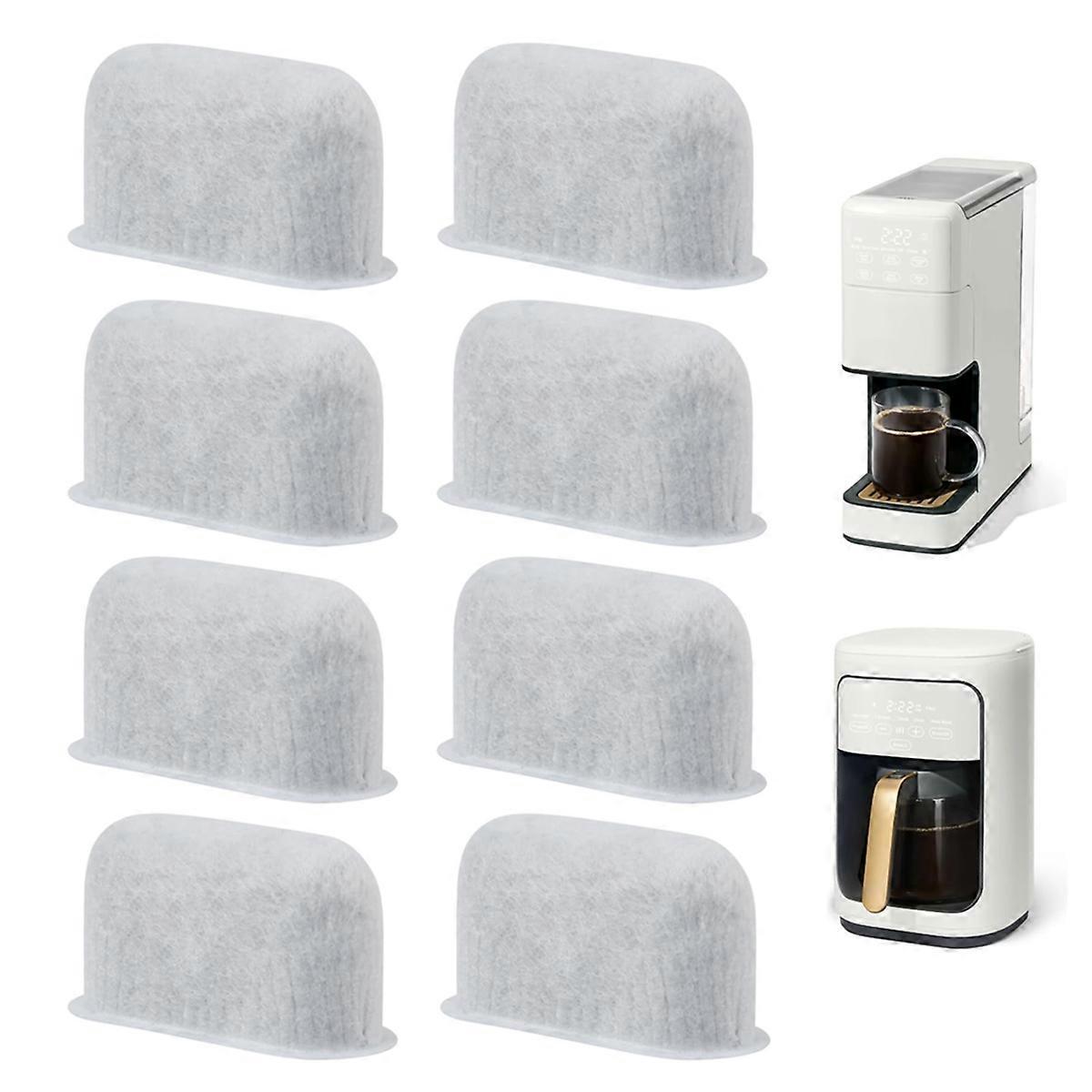 8Pcs Charcoal Water Filters Replacement for Coffee Maker Purification - Image 2
