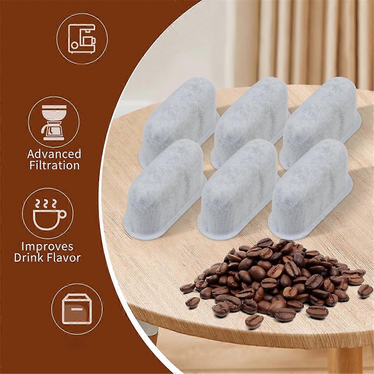 8Pcs Charcoal Water Filters Replacement for Coffee Maker Purification - Image 4