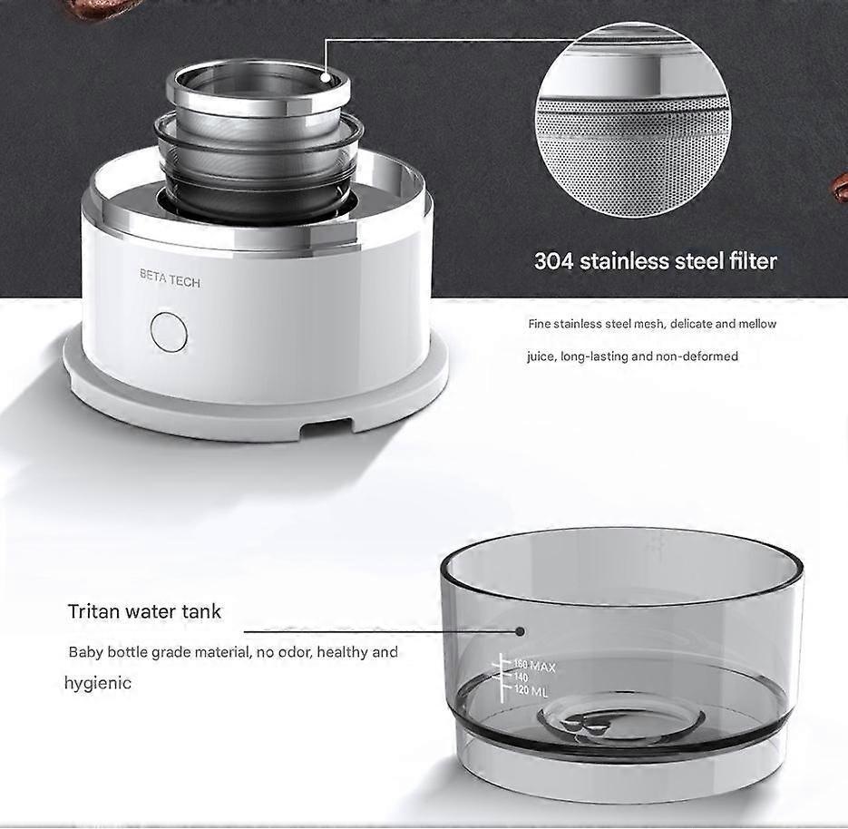 Portable Drip Coffee Maker Mini Double Filter Manual Coffee Brewing Machine - Image 4