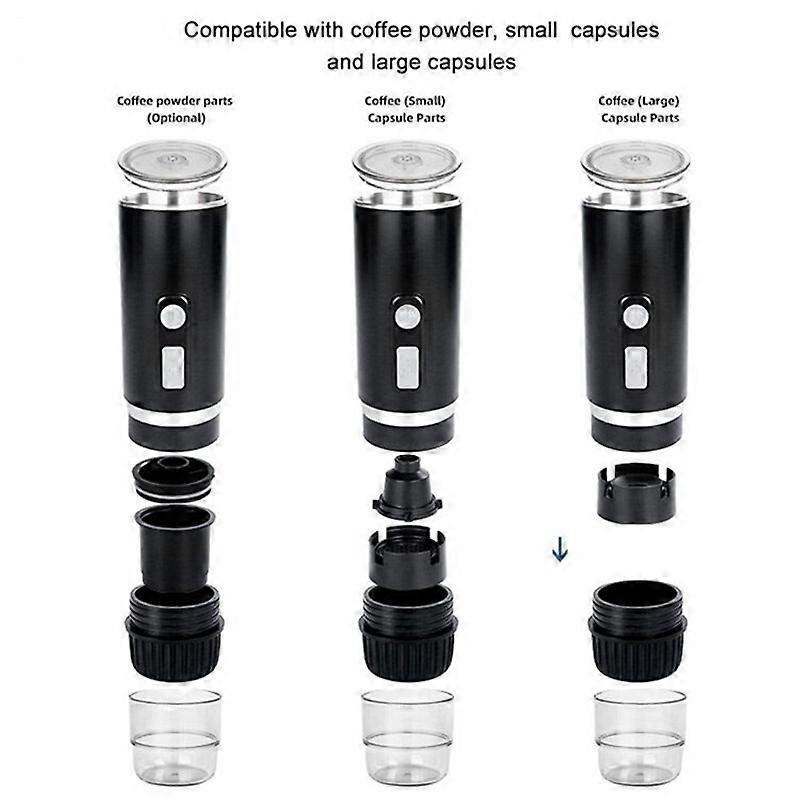 Portable Espresso Coffee Machine for Car & Home Capsule Electric Coffee Maker - Image 4