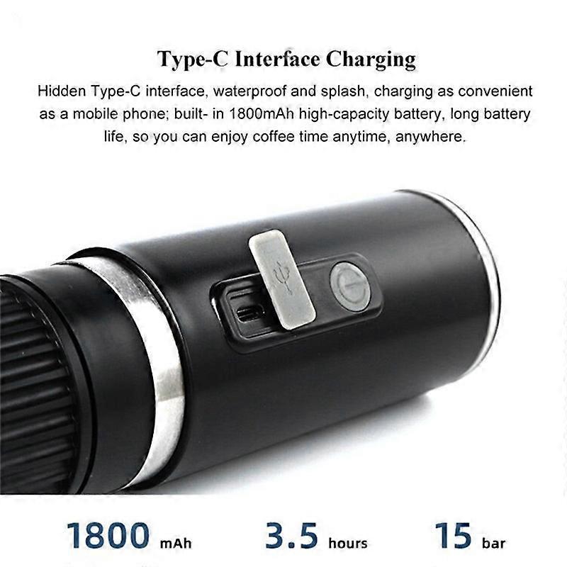 Portable Espresso Coffee Machine for Car & Home Capsule Electric Coffee Maker - Image 5
