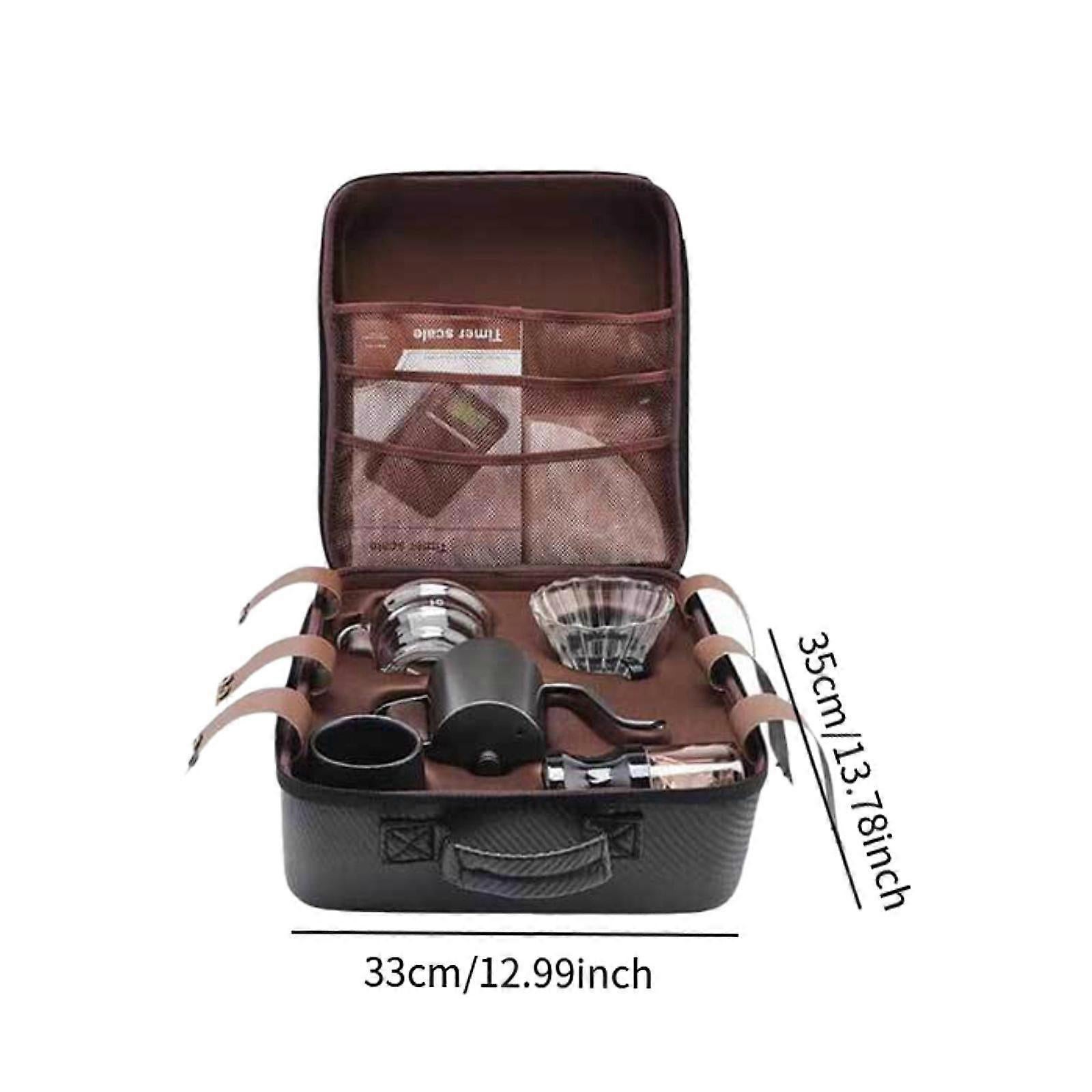 Pour Over Coffee Maker Set Manual Coffee Brewing Kit for Outdoor Kitchen - Image 2