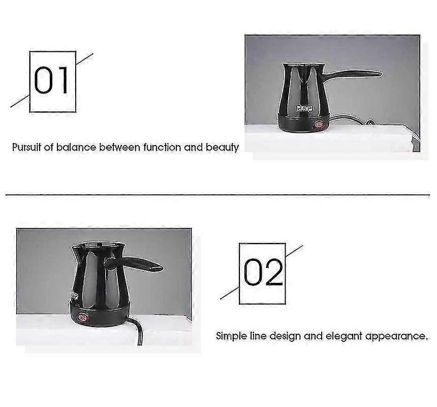 Electric Turkish Coffee Pot Stainless Steel Coffee Maker Machine - Image 3