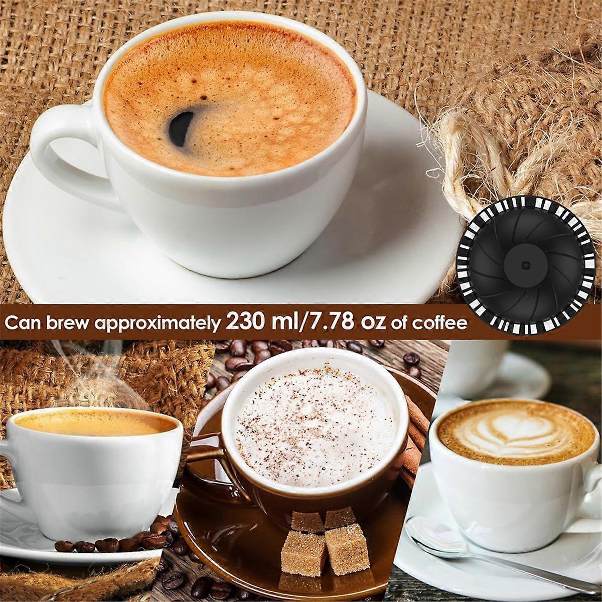 5Pcs Reusable Vertuo Coffee Pods with 2 Silicone Lids Spoon and Cleaning Brush - Image 6