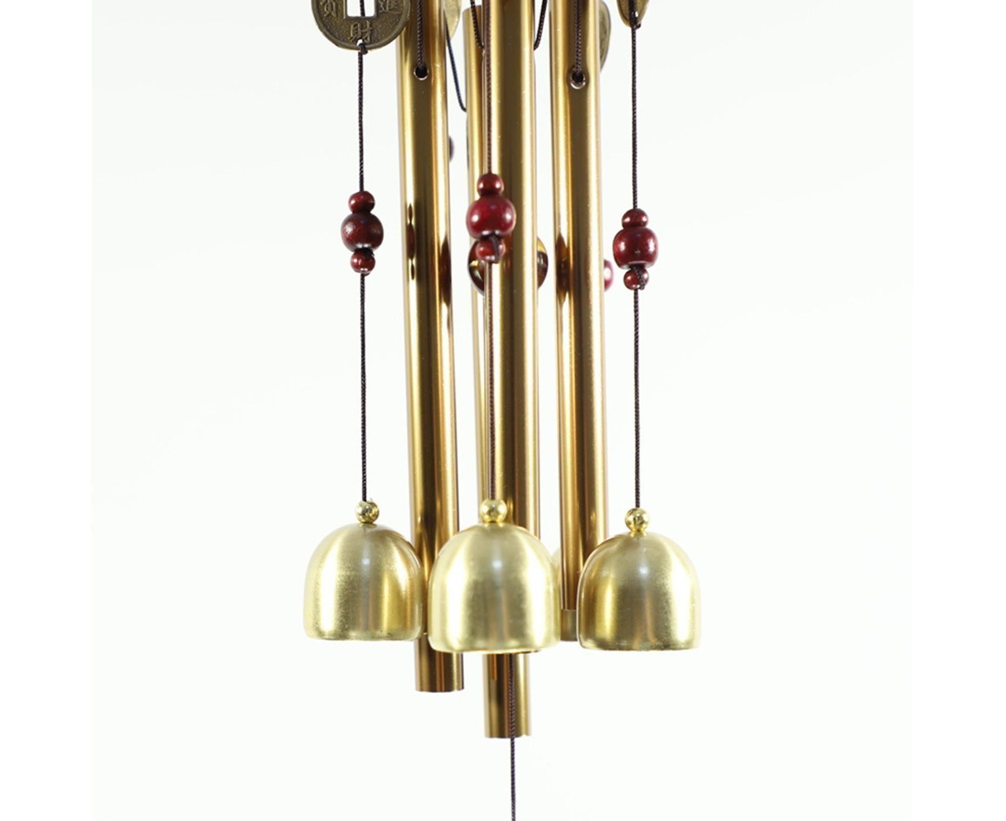 Wonderful Music Wind Chime with Copper Cash Anti-oxidation Metal Windchimes Bell for Garden- S - Image 5