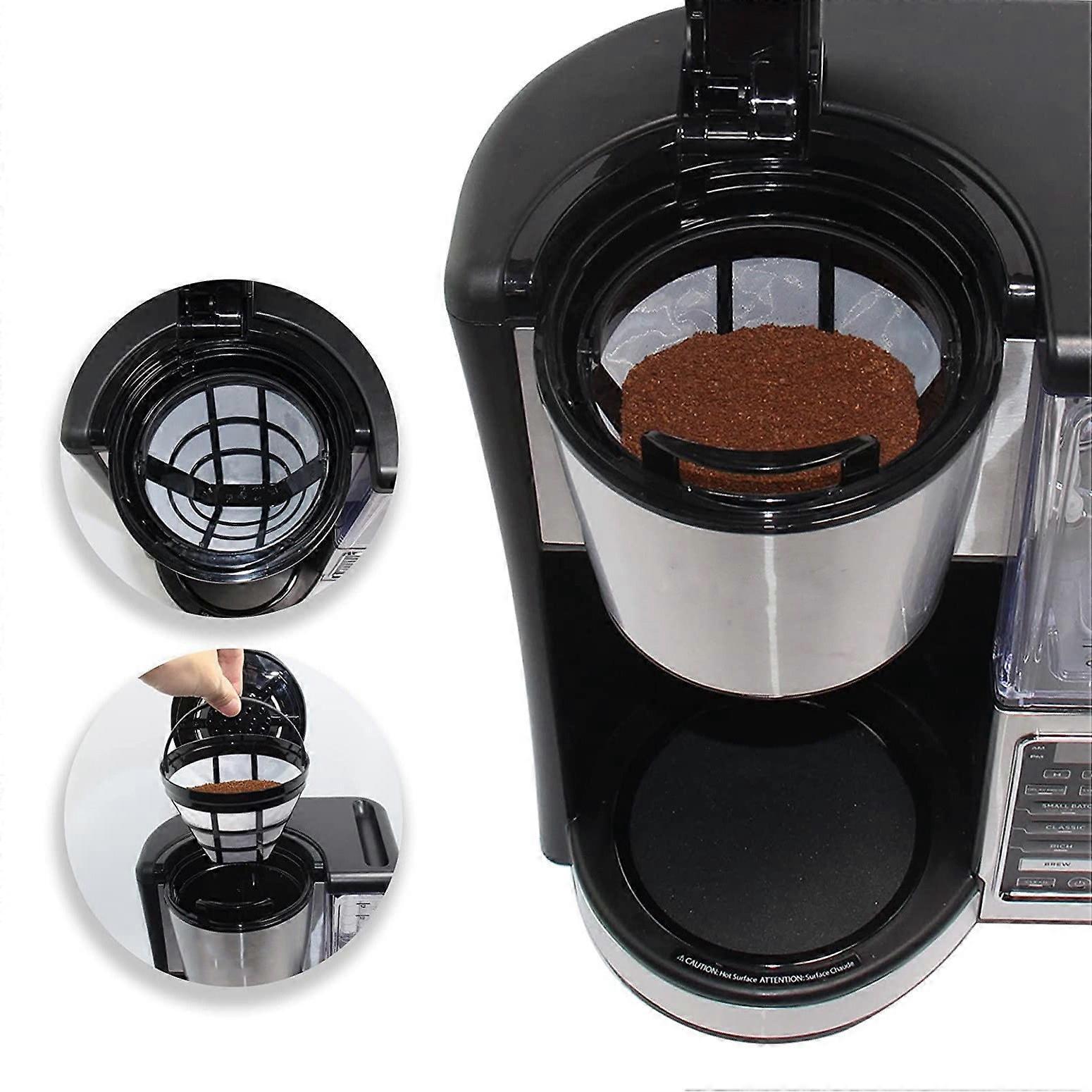 2 Pack Reusable Coffee Maker Basket Filters No.4 Fit 8-12 Cup Drip Machines - Image 5