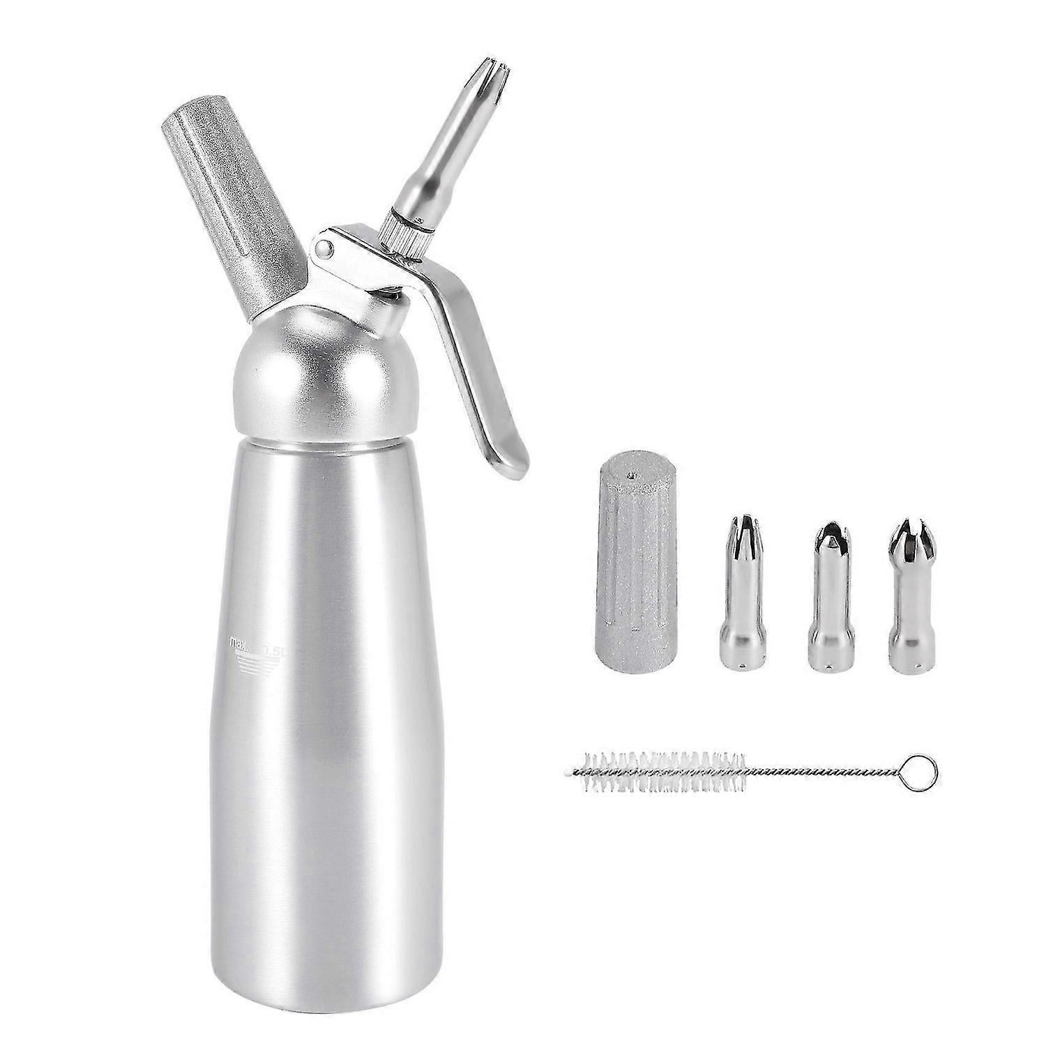 500ml Stainless Steel Whipped Cream Dispenser Professional Cream Canister - Image 2