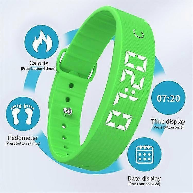 W5SV Smart Bracelet with Vibration Alarm Sleep Tracker Digital Display Fitness Watch - Image 2