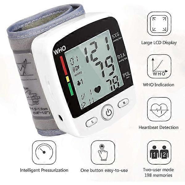 Automatic Wrist Device with Digital Display for Daily Tracking - Image 2