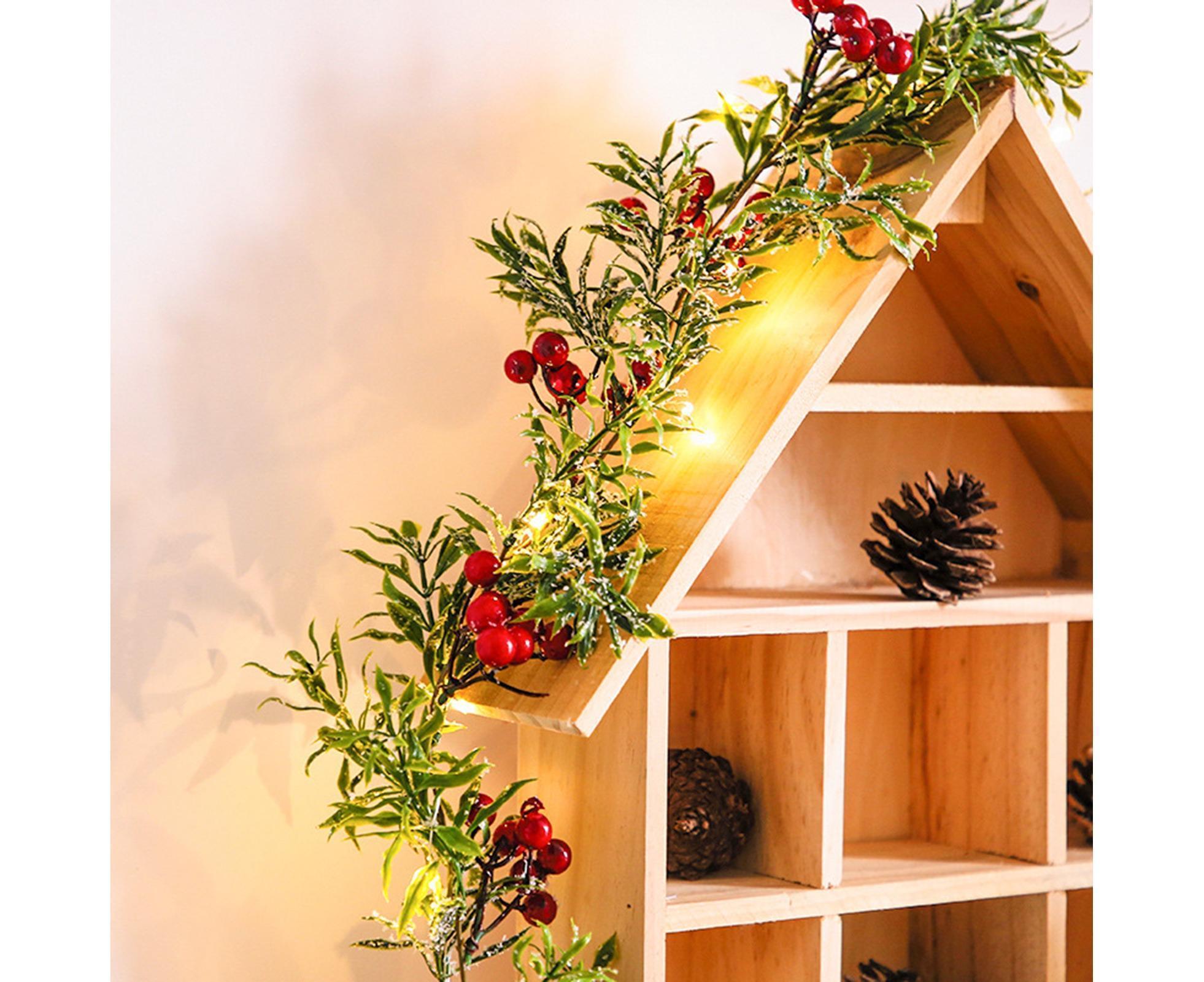 Xmas String Light Garden Decoration-Red - Image 5