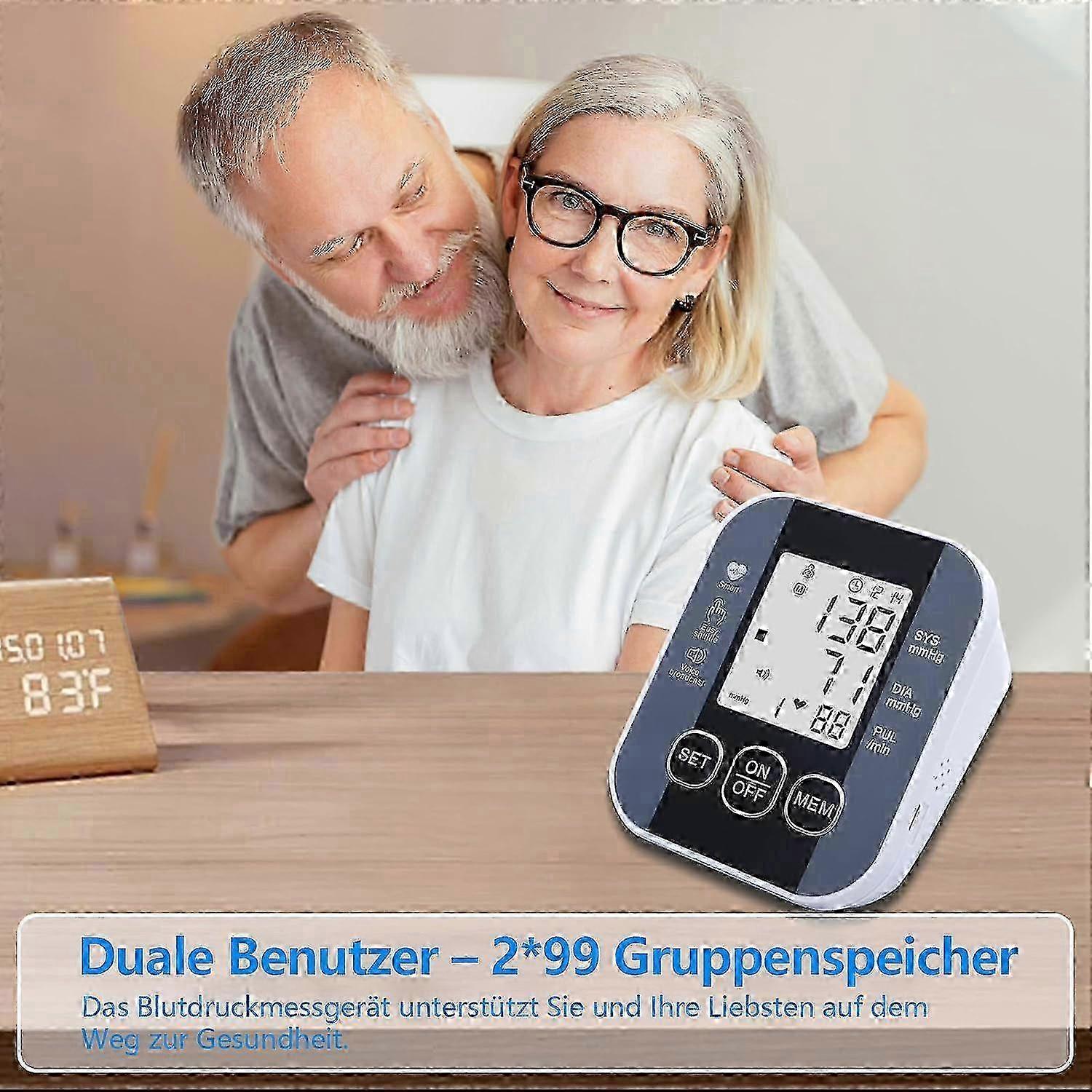 Upper Arm Digital Device with Large Cuff for Home Use - Image 3